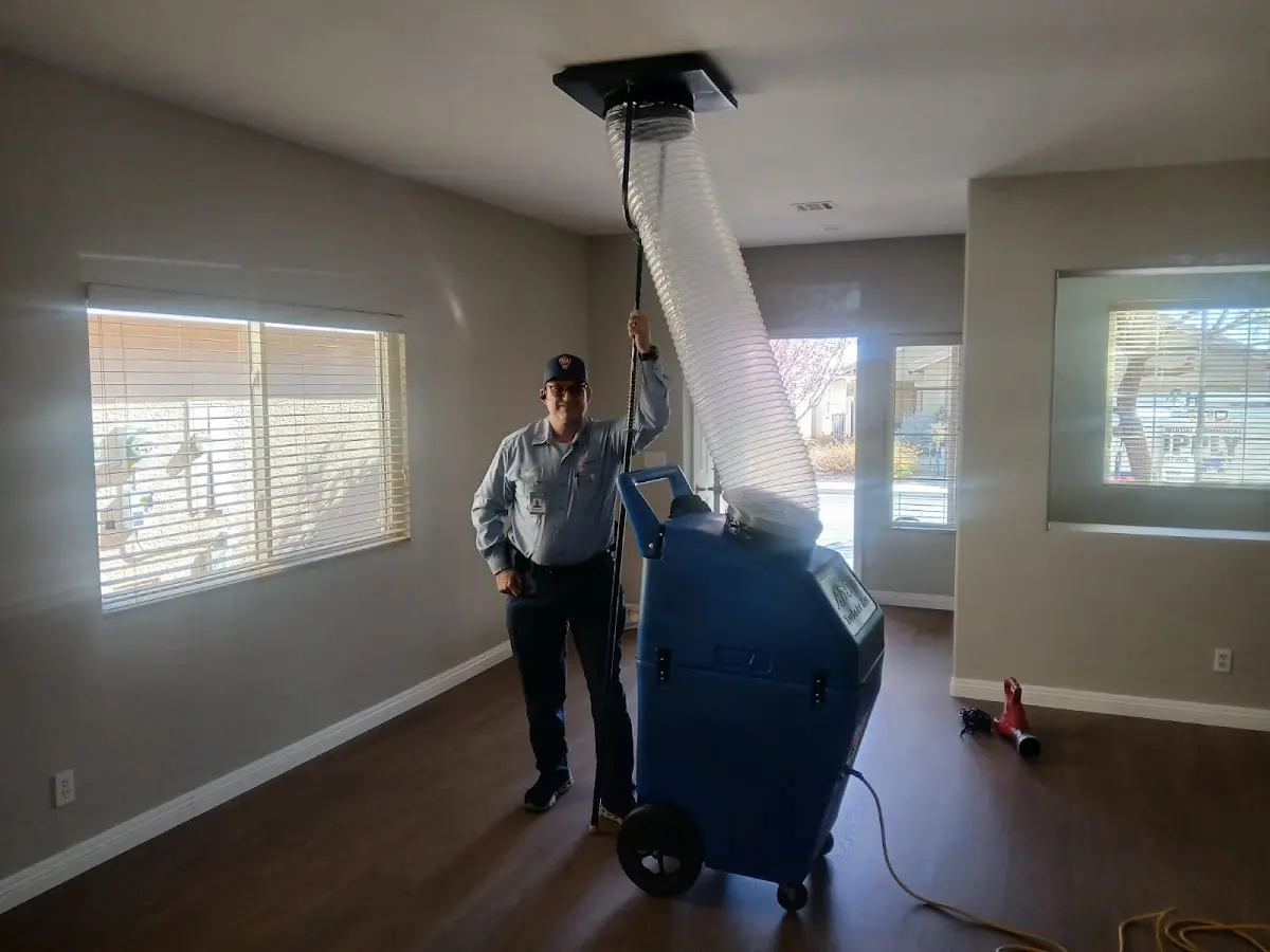Professional Dryer Vent Cleaning work inside a Elk Ridge home